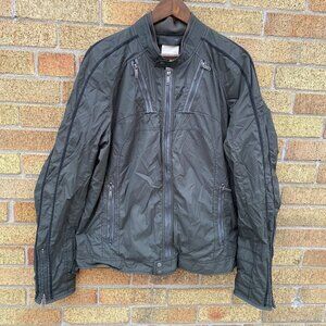 Vintage Diesel Cow Leather Jacket XXL Green